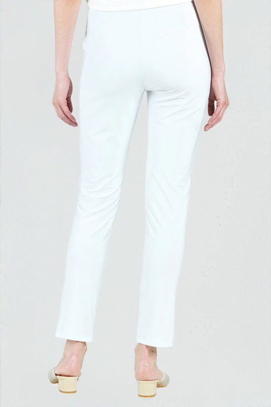 Clara Sunwoo White Ankle Pant