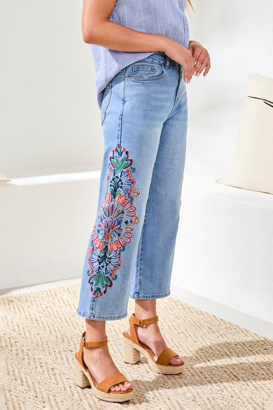 Desert Bloom Crop Jeans