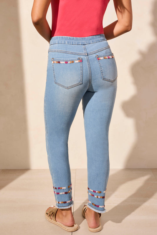 Tribal Audrey Slim Ankle Jeans