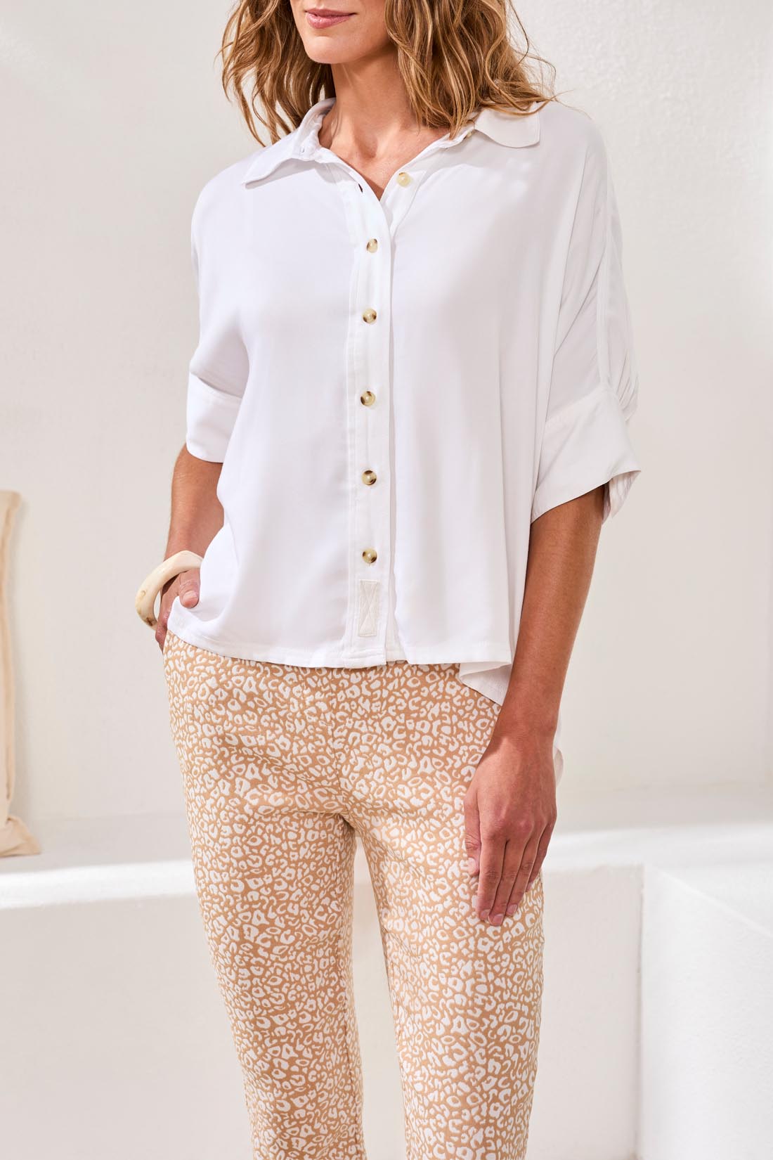 Effortless Button Down Blouse
