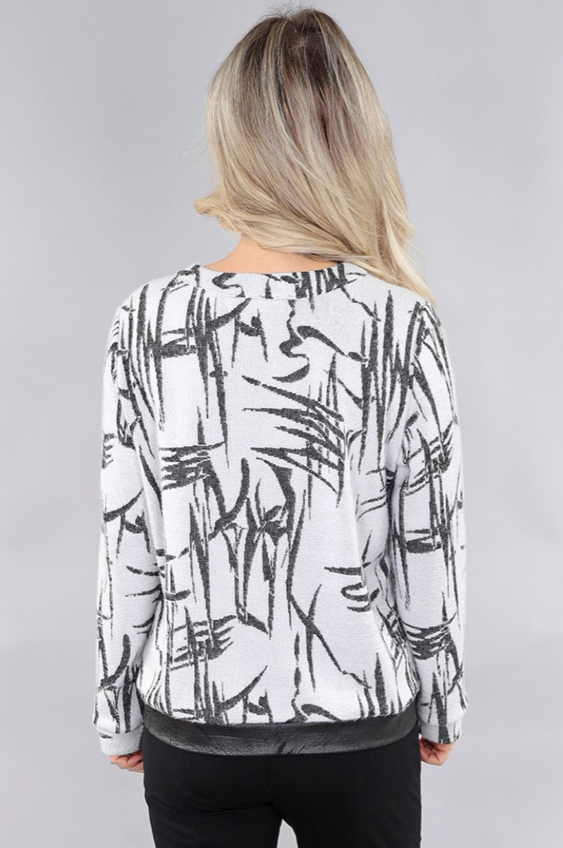 Michael Tyler Grey LS Sweater