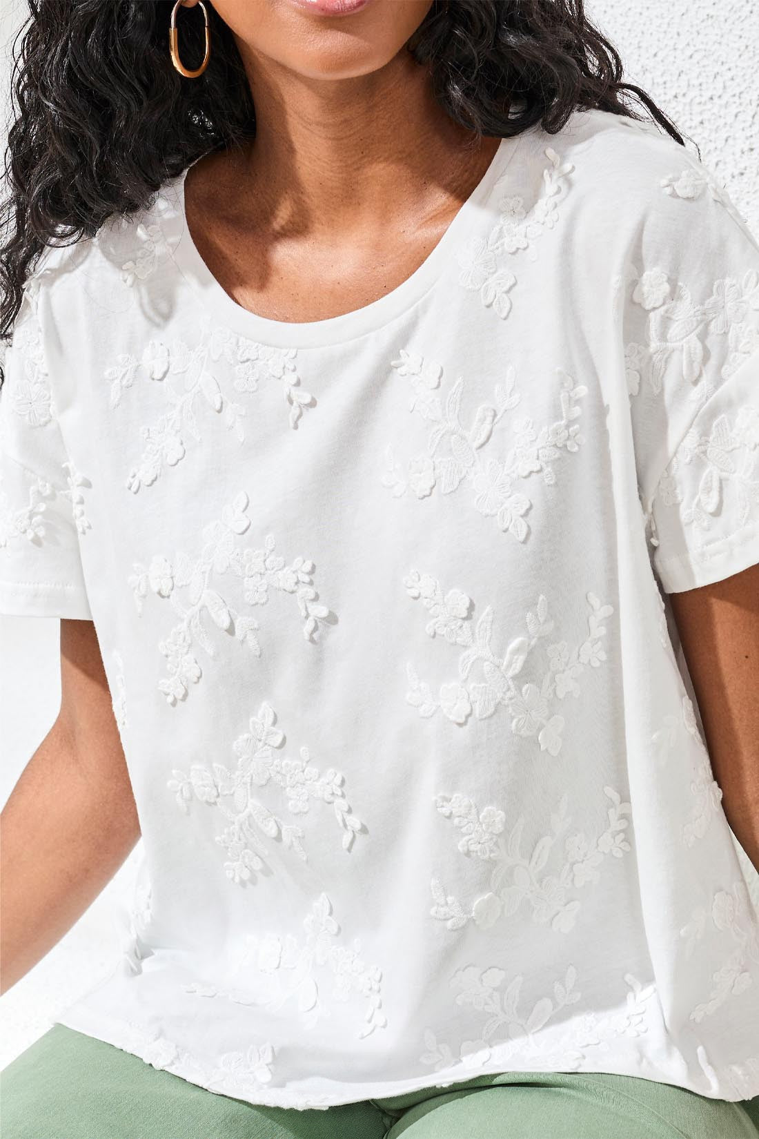 The White Bloom Tee