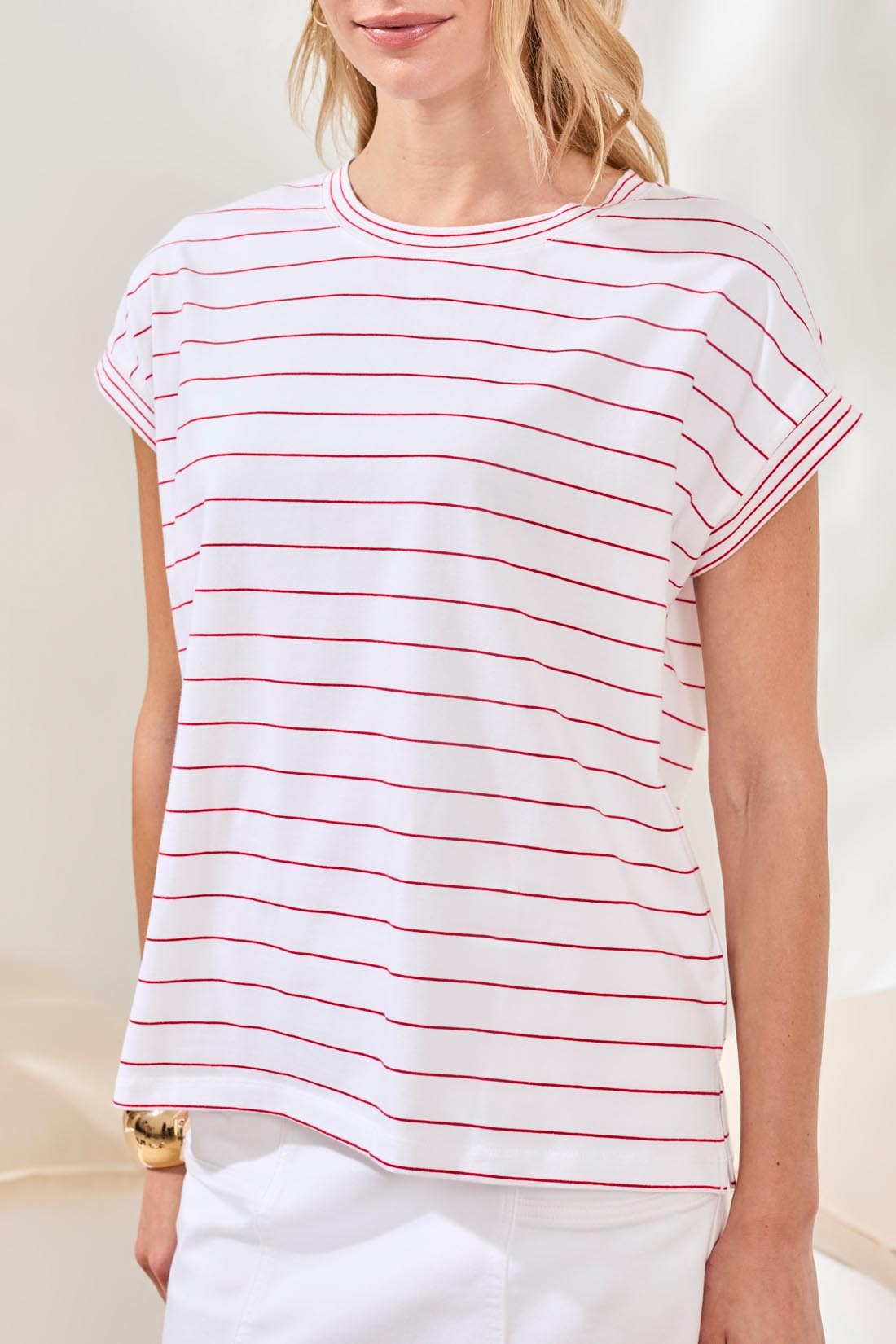 Sangria Stripe Tee