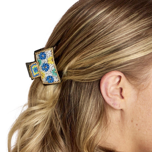 Hand Beaded Claw Clips