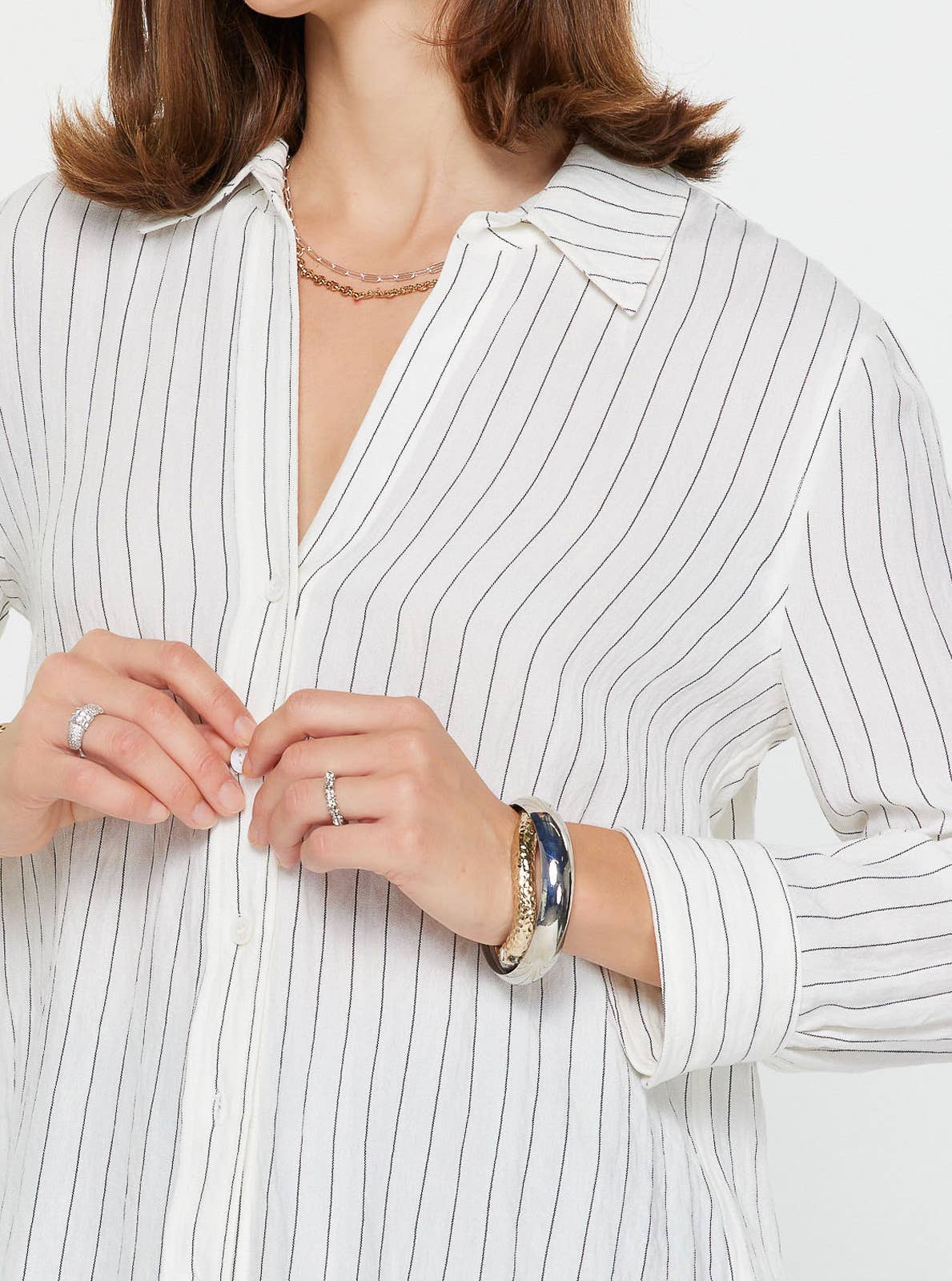 Striped Button Down Shirts