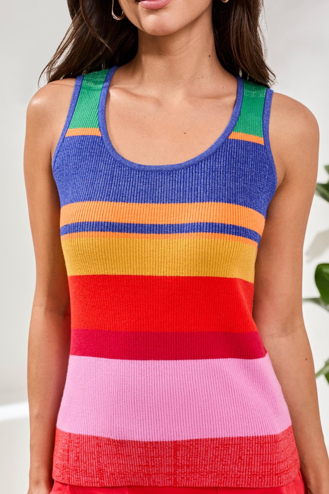 Mojito Stripe Knit Cami