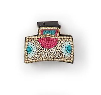 Hand Beaded Claw Clips