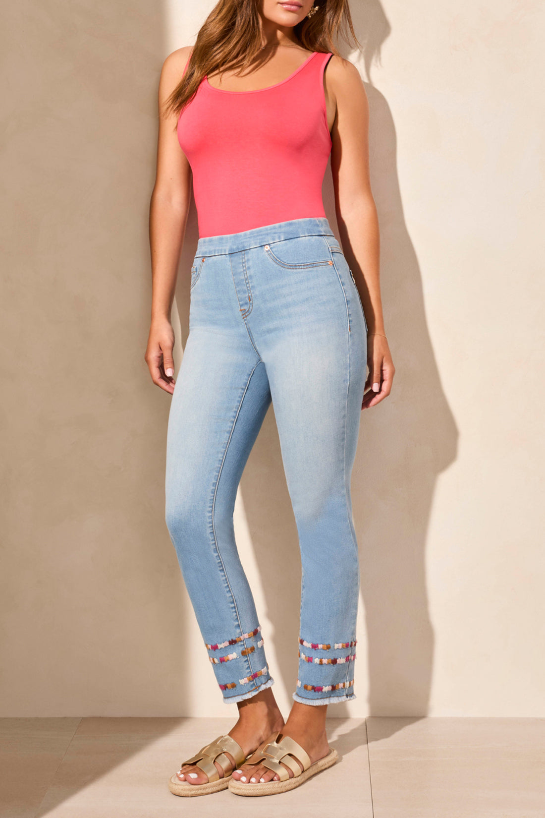 Tribal Audrey Slim Ankle Jeans