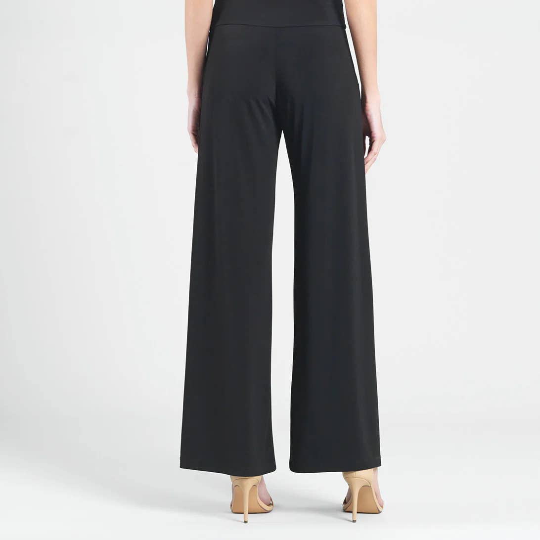 Wide Leg Pocket Pant Black