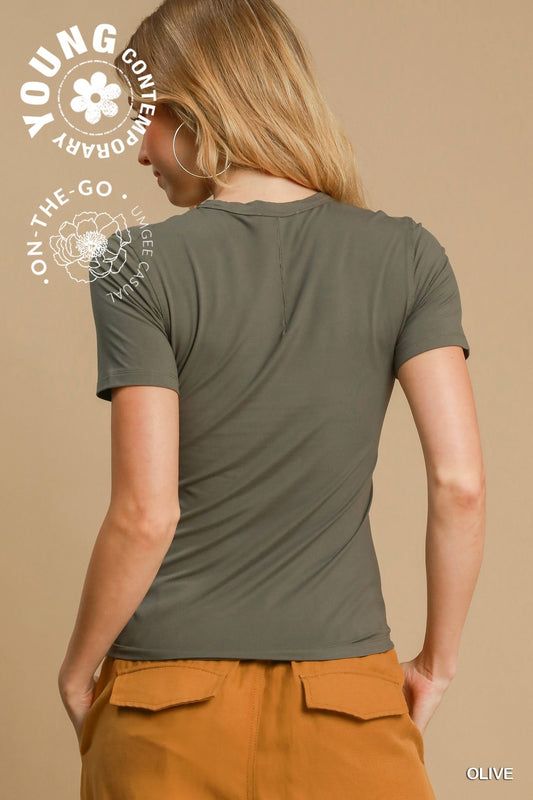 Umgee Olive Soft T-Shirt