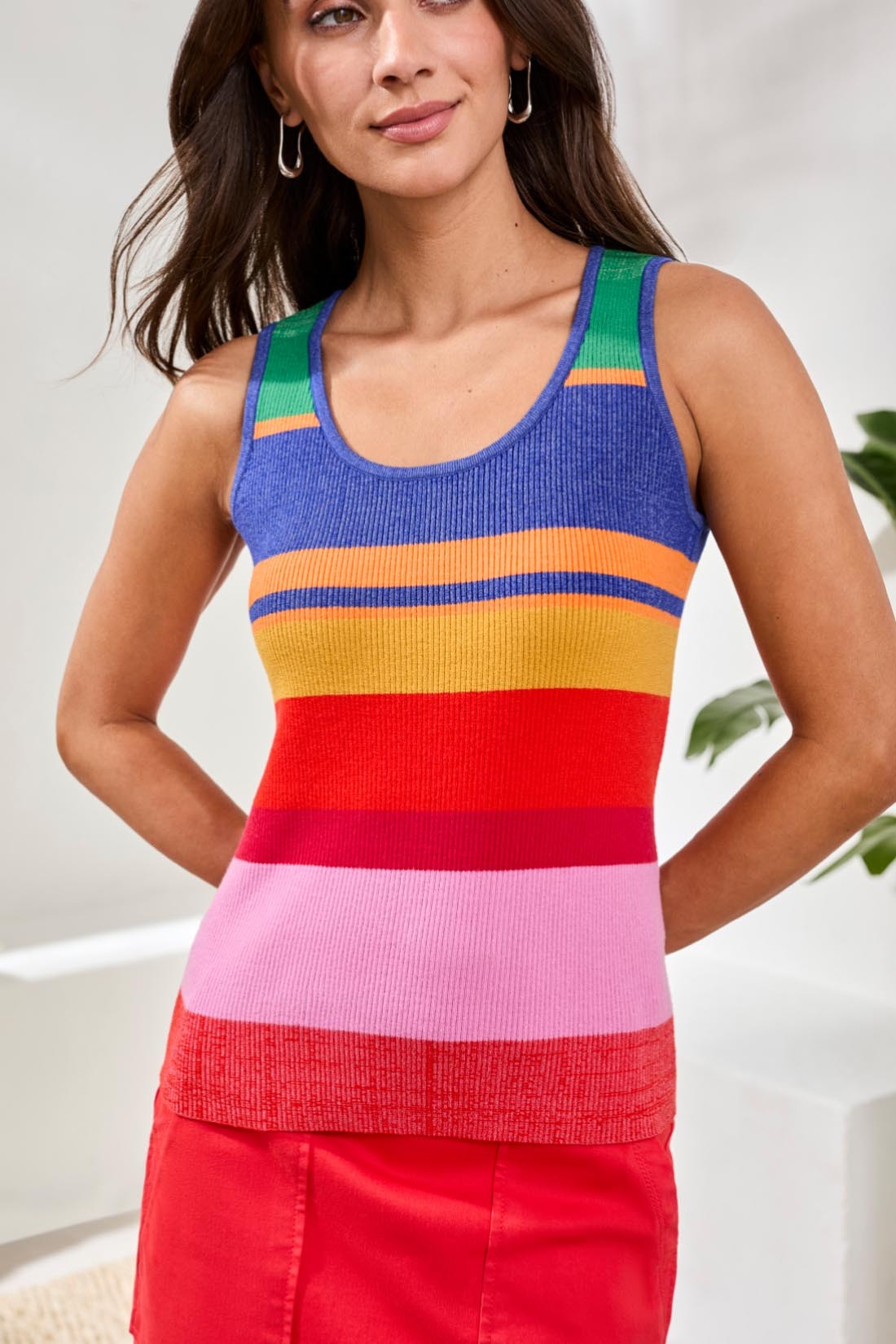 Mojito Stripe Knit Cami