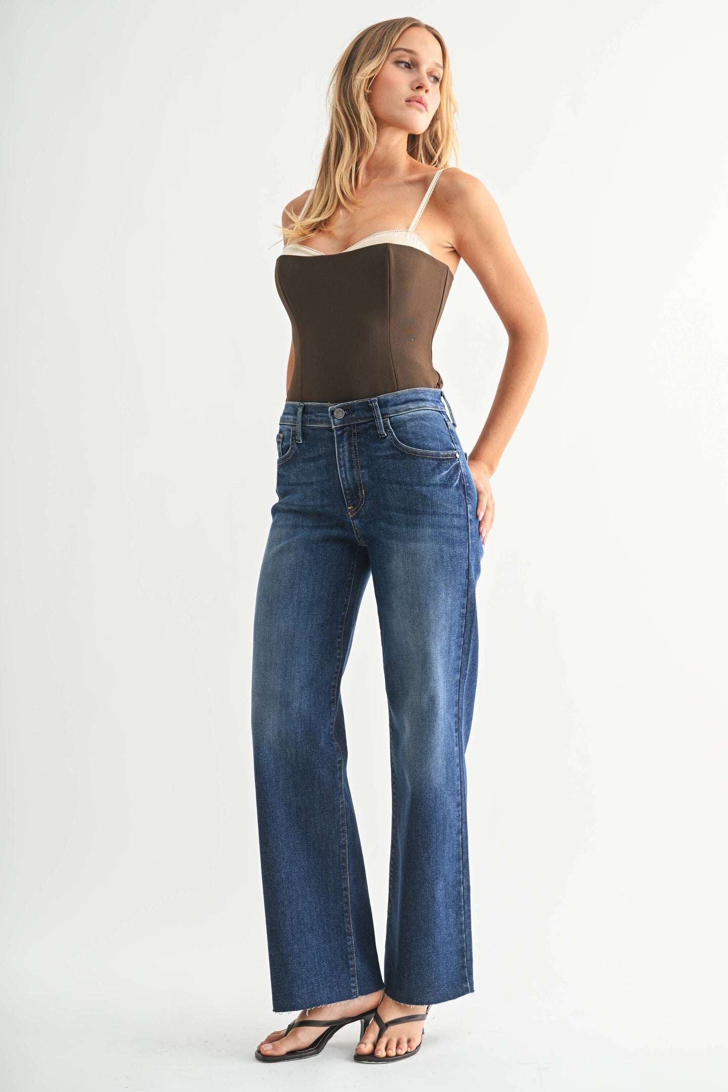 Slim Palazzo with Scissor Cut