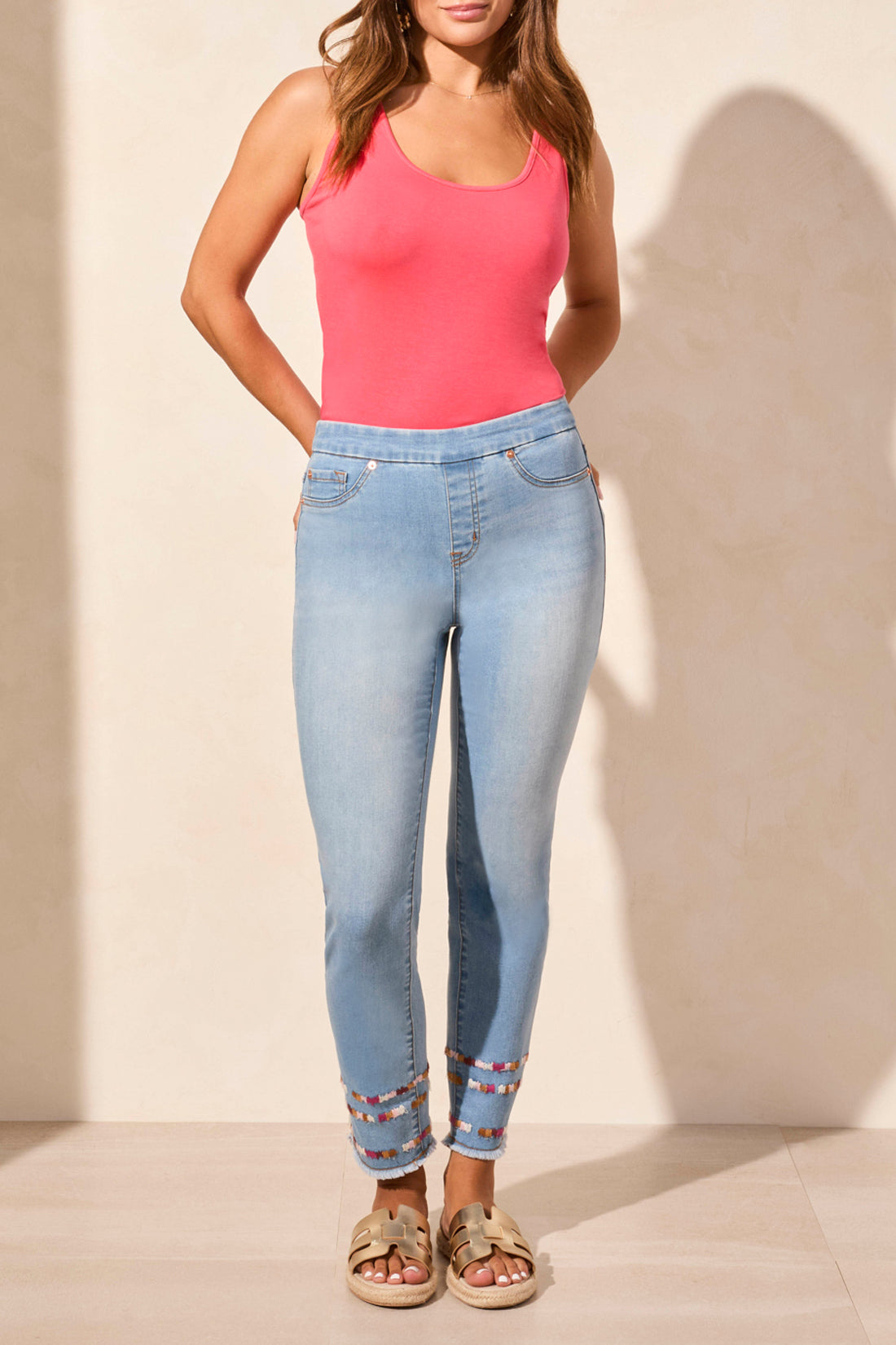 Tribal Audrey Slim Ankle Jeans