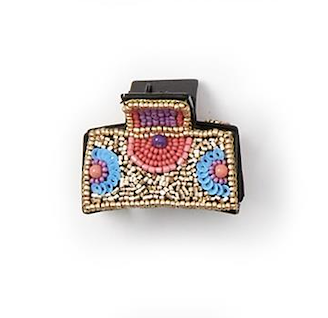 Hand Beaded Claw Clips