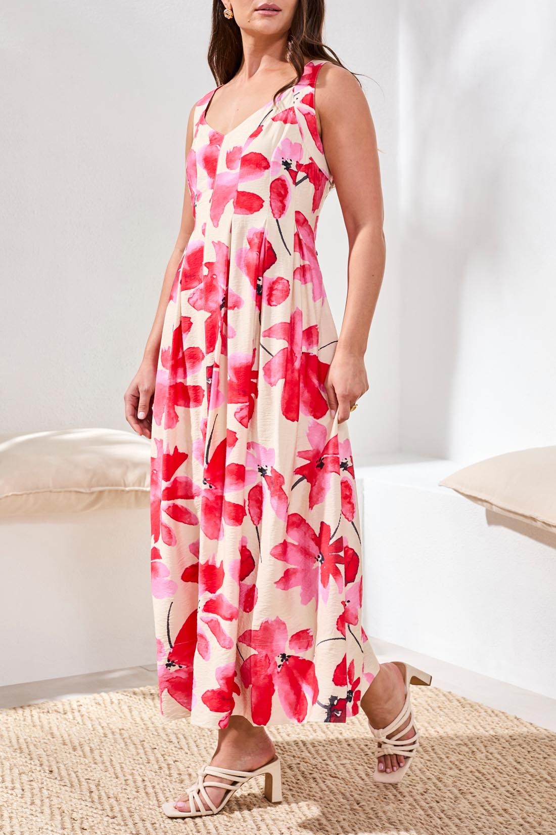 Sunset Bloom Maxi Dress