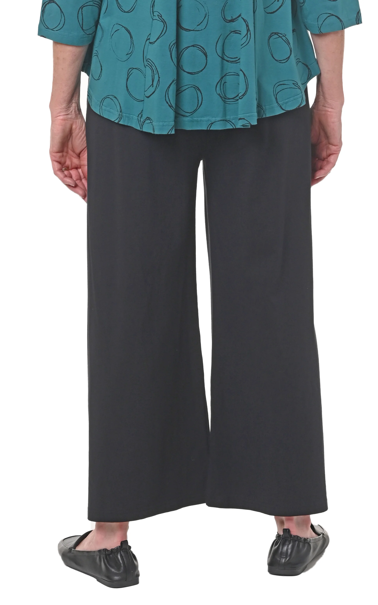 Snapdragon Black Wide Leg Pant