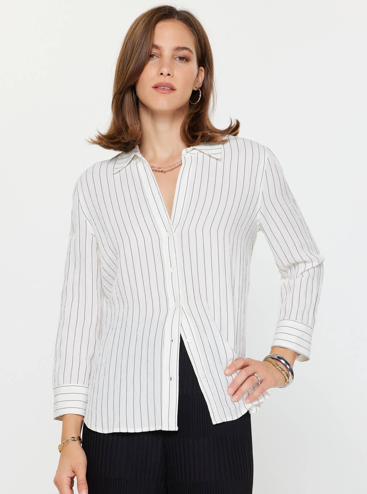 Striped Button Down Shirts