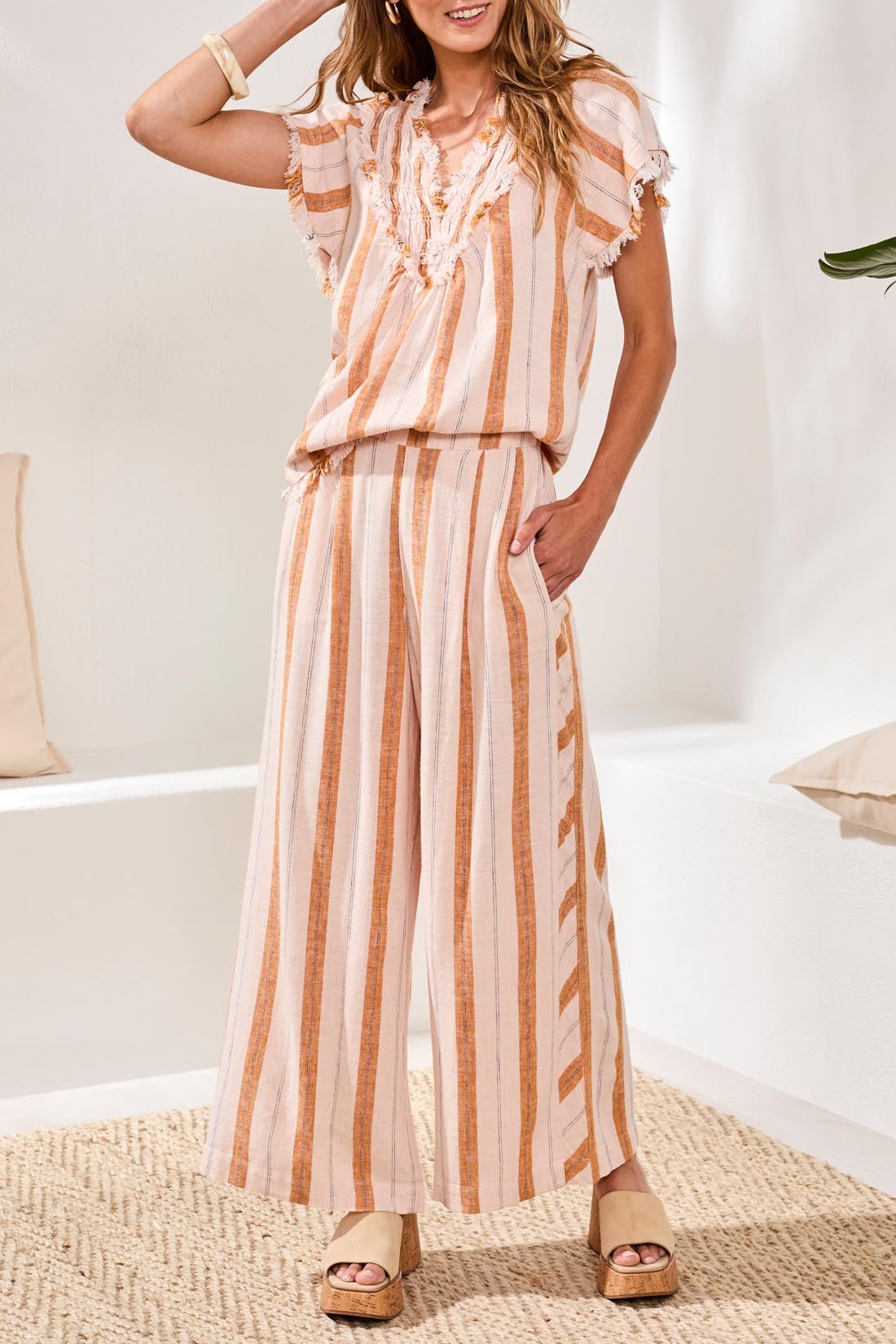 Sahara Breeze Wide Leg Pants