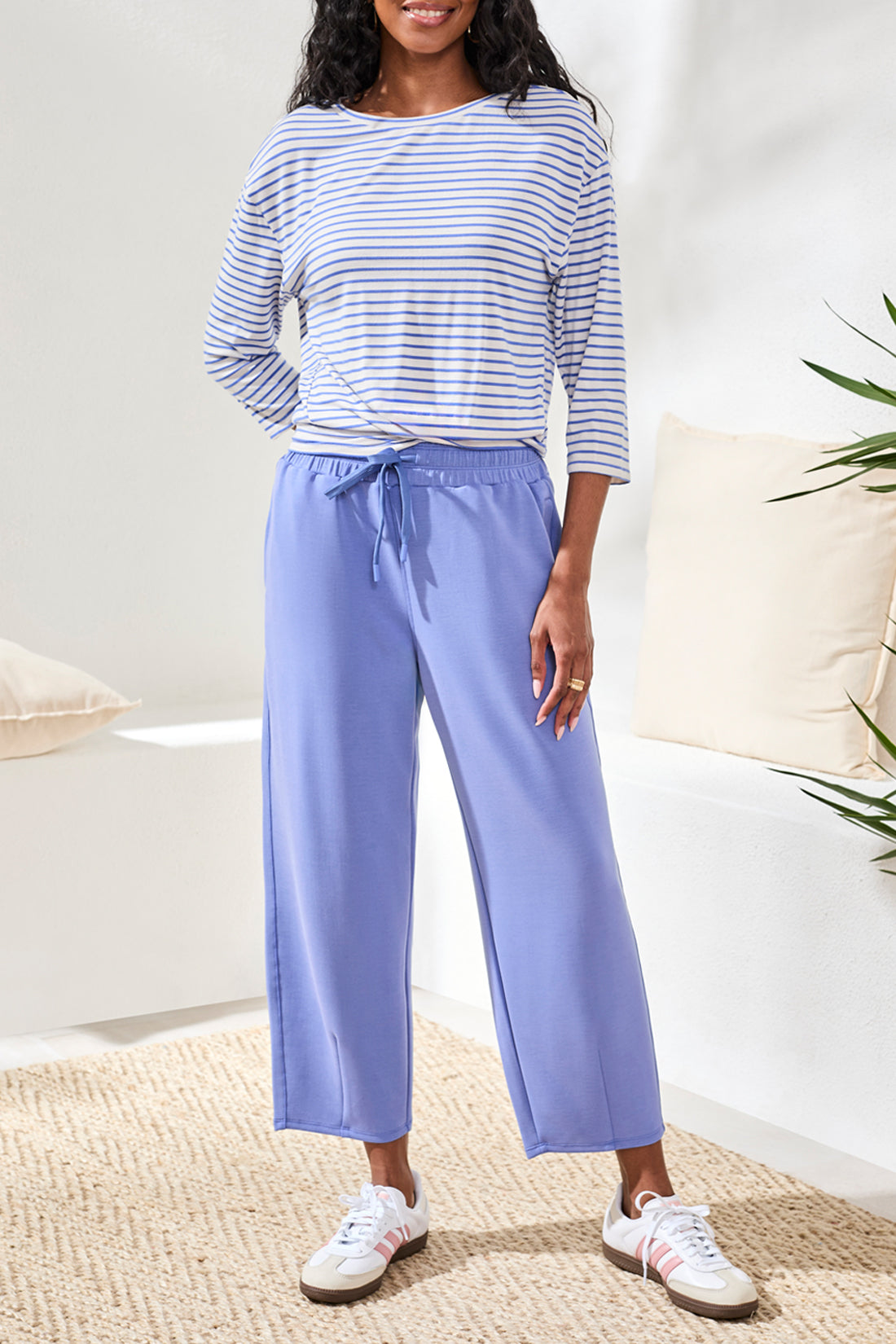The Baja Stripe Knot Top