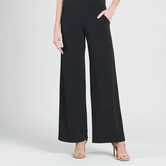 Wide Leg Pocket Pant Black