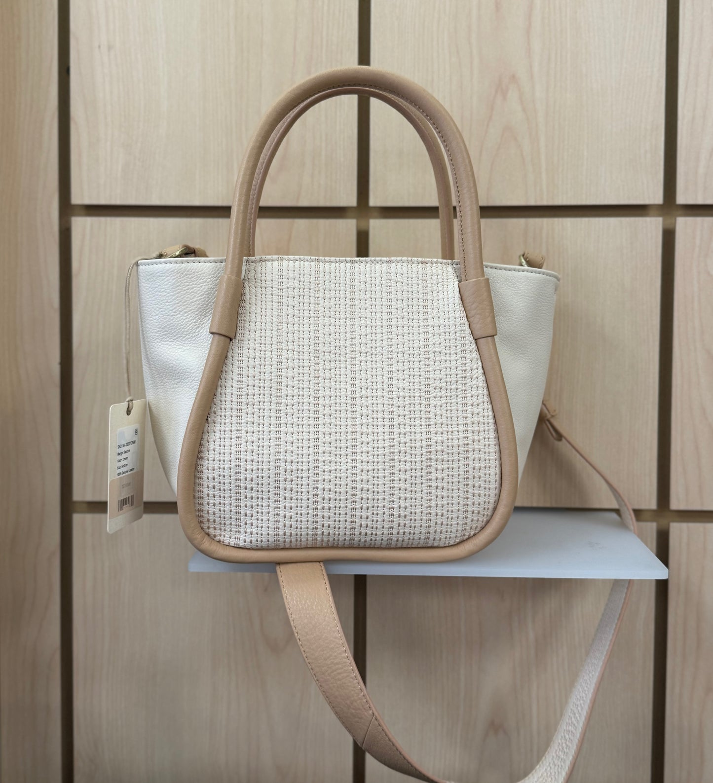 Margot Cream HOBO Satchel