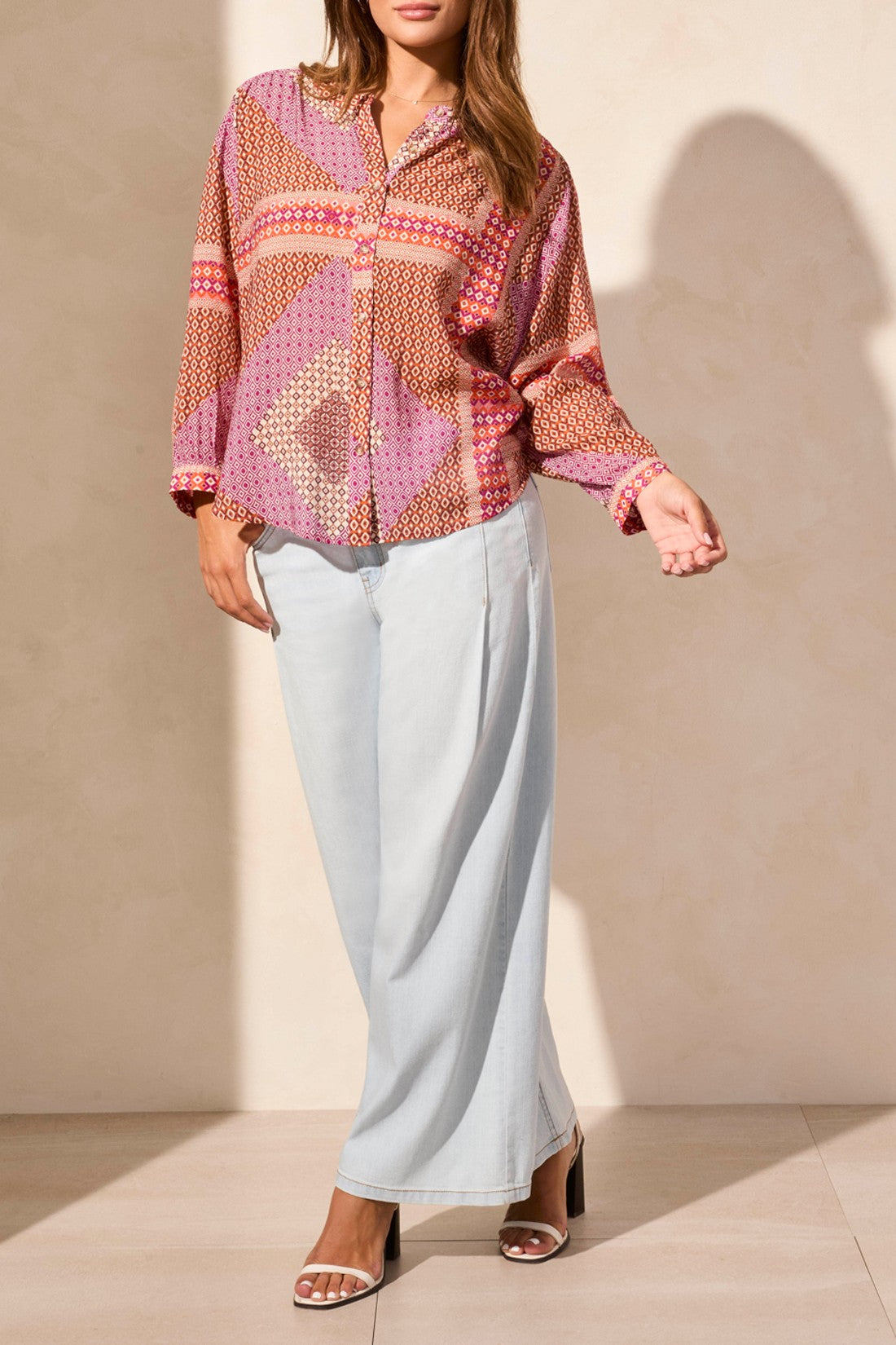 Sunset Mosaic Blouse