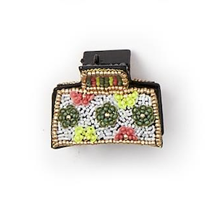 Hand Beaded Claw Clips