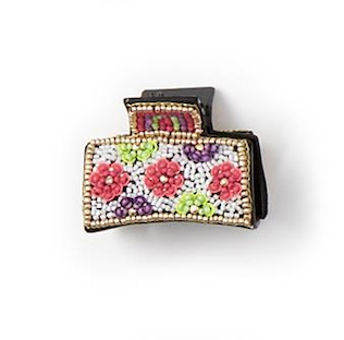 Hand Beaded Claw Clips