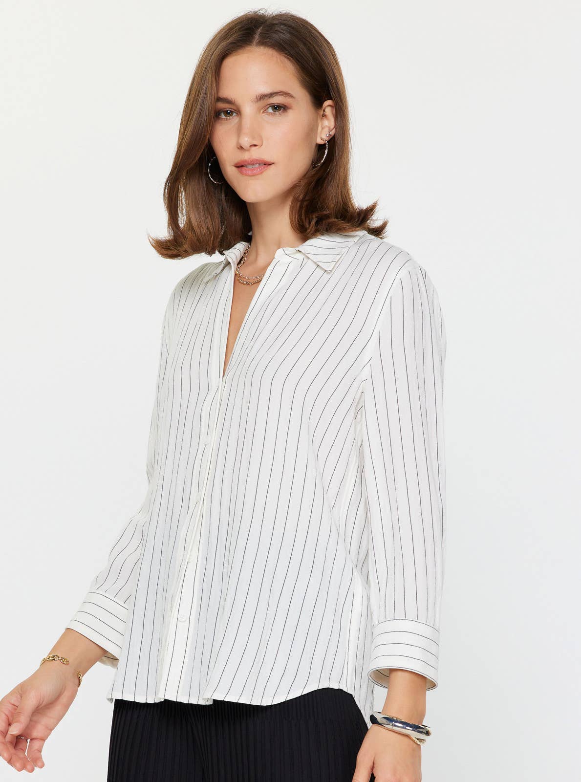Striped Button Down Shirts