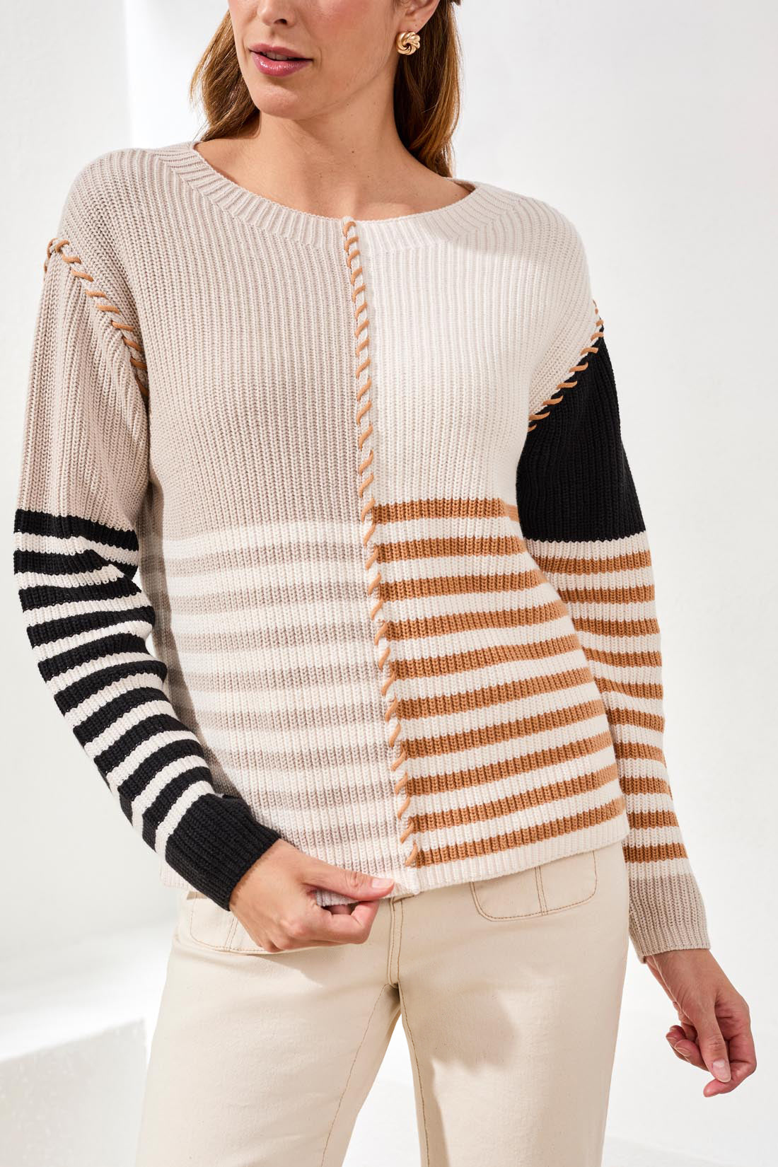 The Desert Stripe Knit Sweater