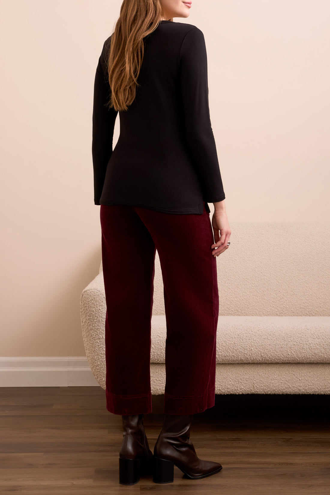 Scoop Neck Knit Top