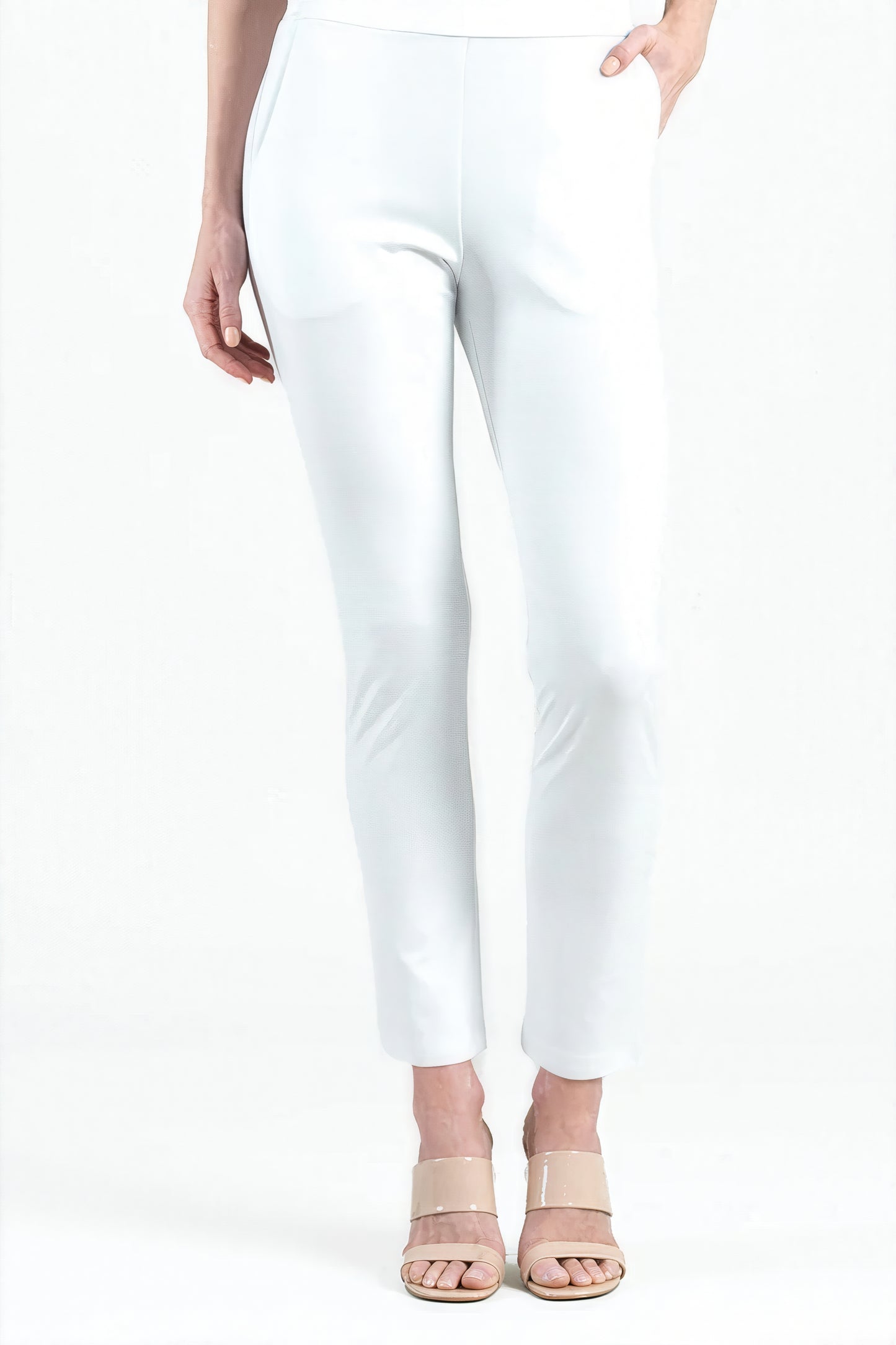 Clara Sunwoo Solid Soft Knit Ankle Pant