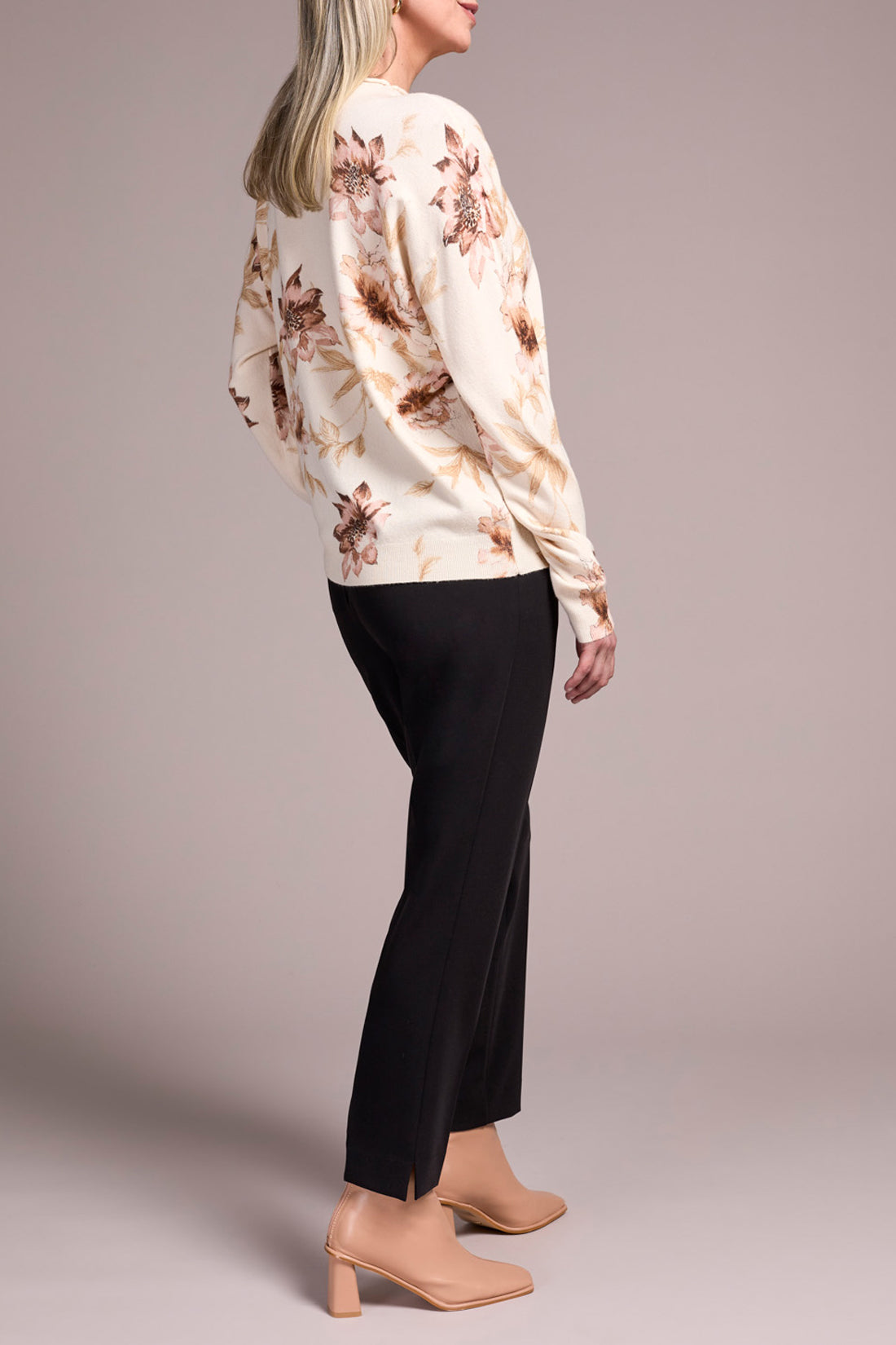 Long Sleeve Funnel Neck Sweater