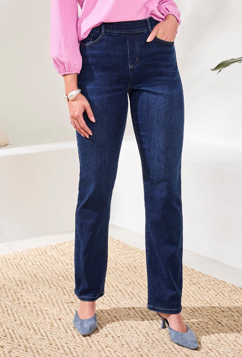 Tribal Dark Night Sophia Pull On Jean