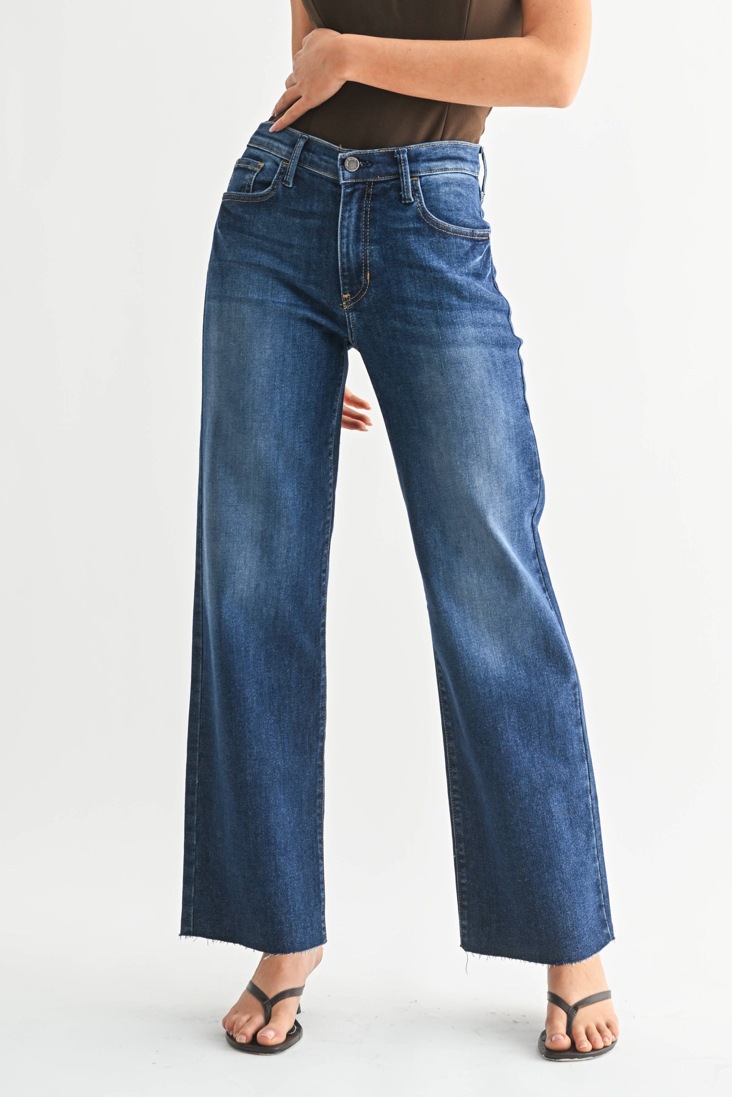 Slim Palazzo with Scissor Cut