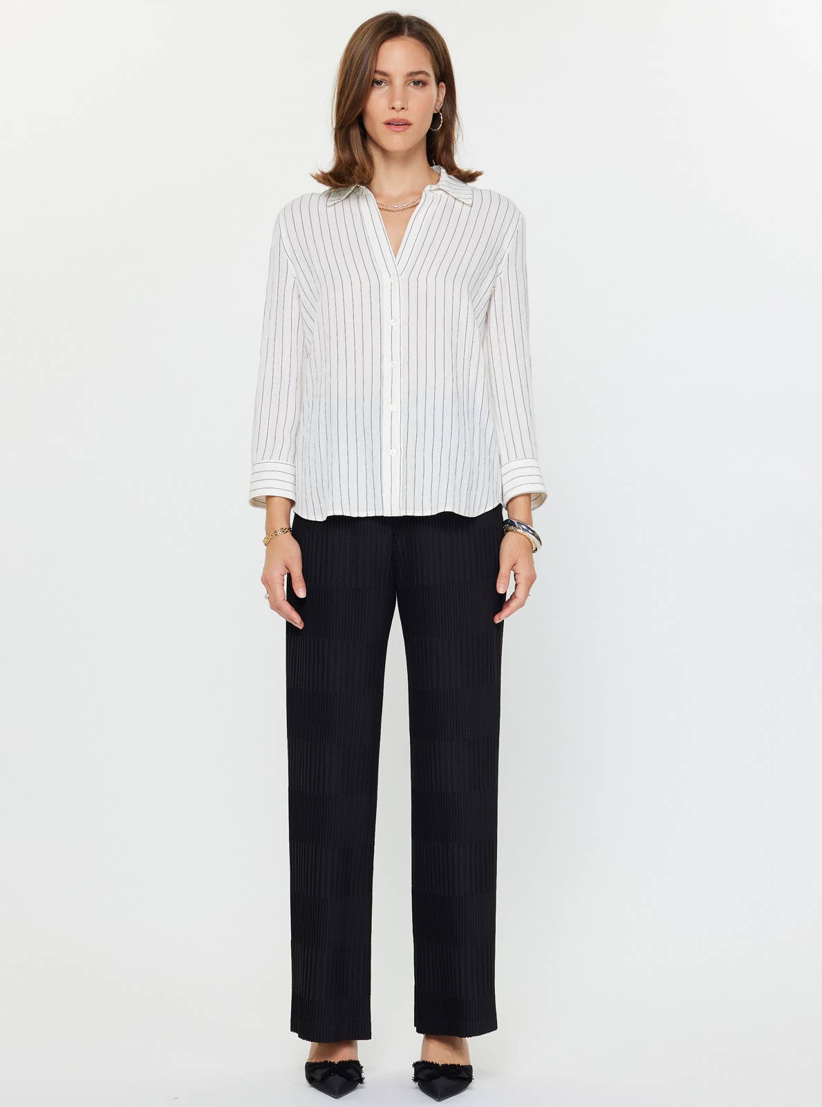 Striped Button Down Shirts