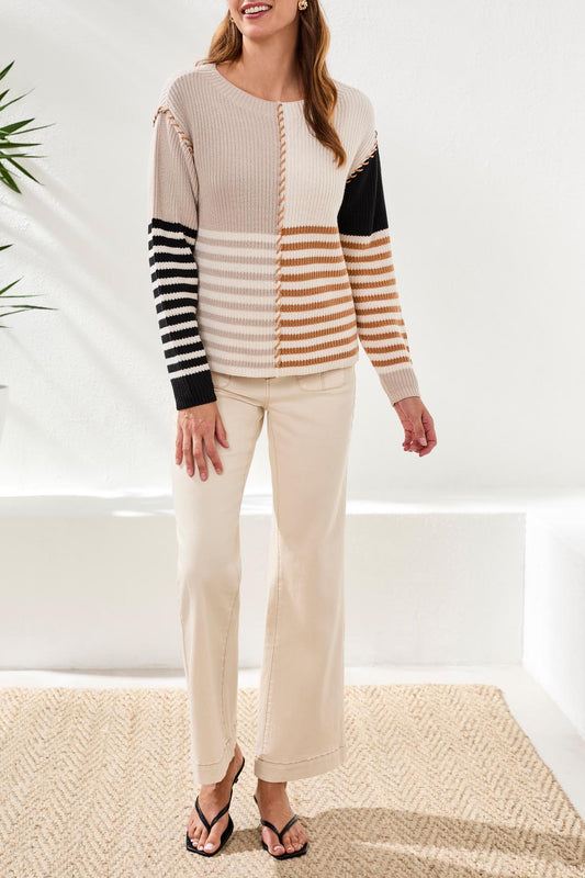 The Desert Stripe Knit Sweater