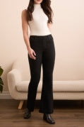 Tribal Black Audrey Pull On Flare Jean