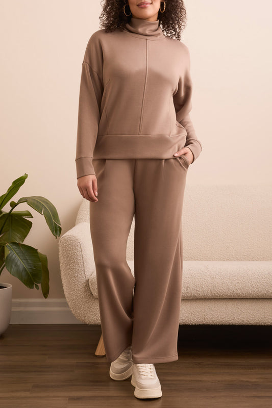 Fossil Funnel Neck Top