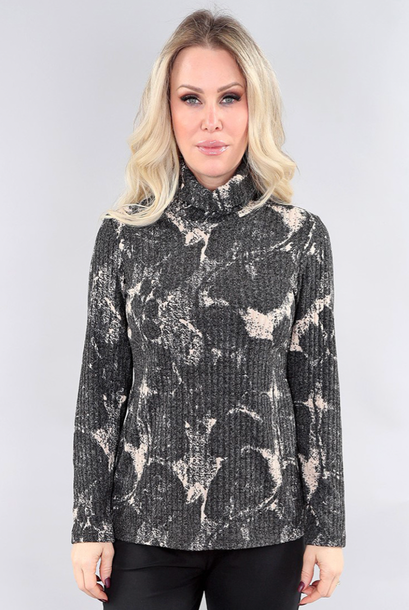 Michael Tyler LS Turtle Neck Top