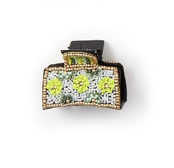 Hand Beaded Claw Clips